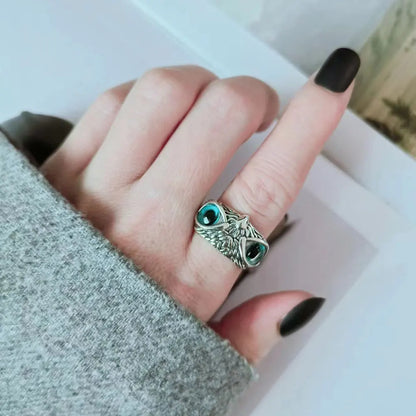 Mystic Eyes Owl Ring